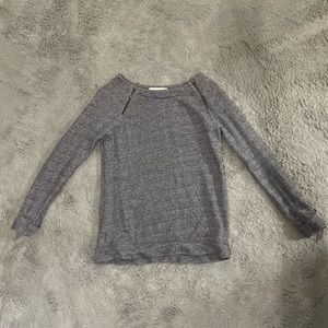 LOFT gray sweater